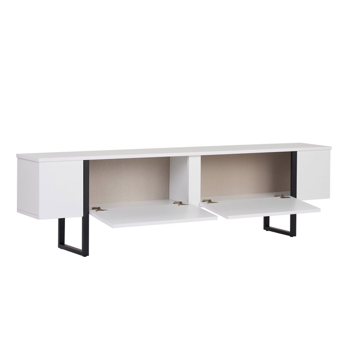 Nordure Soporte para TV Blanco y Negro Nordure Soporte para TV Blanco y Negro